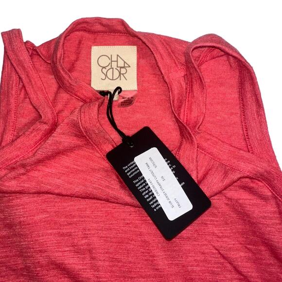 CHASER Fruity Slub Jersey Strappy Cutout Tank Size Small NWT - Picture 2 of 3